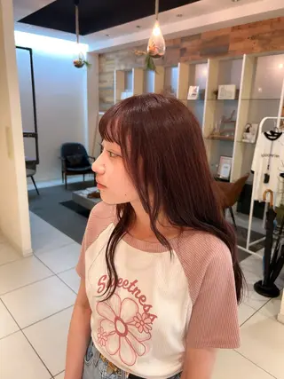 ロング カラー 髪質改善/ストレート パーマ長久手/ひかるのヘアスタイル