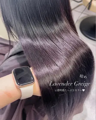 ロング haruna🤍 中韓mix✨のヘアスタイル