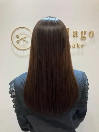 ロング カラー ヘアアレンジ キッズ 関内　髪質改善　特化 re:Magoのヘアスタイル