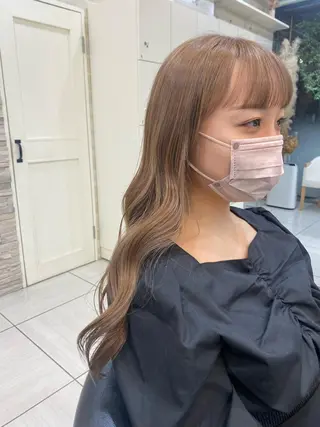 ロング カラー 韓国ヘア／艶カラー minamiのヘアスタイル