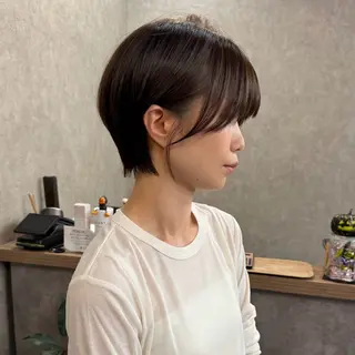 ショート 丸みショート🧸 積田 佳奈のヘアスタイル