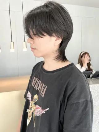 パーマ カラー メンズ ロング 畑 雄貴のヘアスタイル