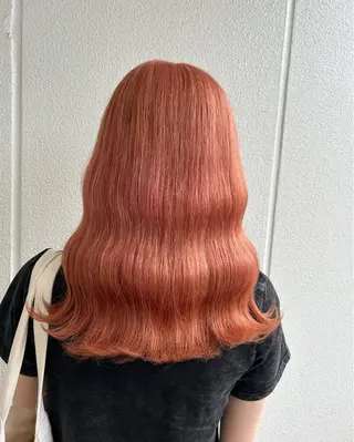 セミロング カラー 《暖色/韓国hair 》🇰🇷桑原ユキネのヘアスタイル