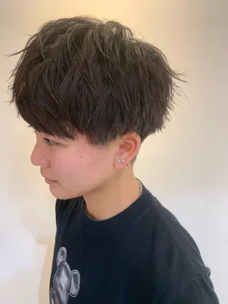 ショート メンズ スカイレビュー所属・Yu /マッシュ/ スパイキーショートのヘアスタイル