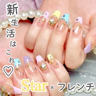 ネイル 🦩カンナ 🦩のネイルデザイン