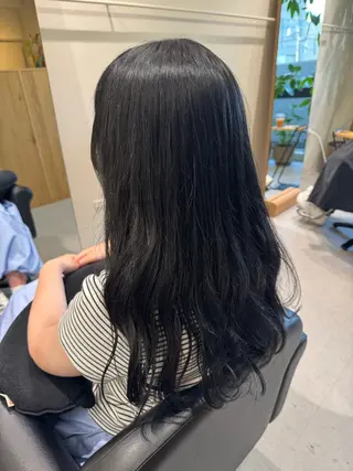 ロング カラー ゆ う あのヘアスタイル