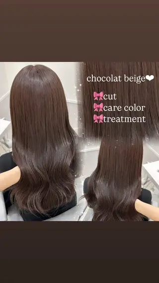 ロング 💎りあん/大須/栄 ブリーチなしWカラーのヘアスタイル