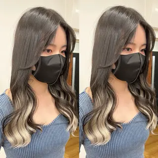 セミロング カラー パーマ ヘアアレンジ メンズ 💎髪質改善特化💎 RUITOのヘアスタイル