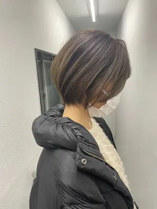 ショート カラー 🦋ハイトーンボブ ショート🦋トシキのヘアスタイル
