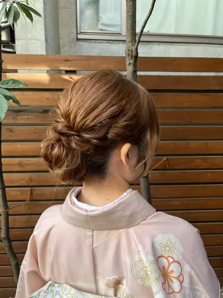 ヘアアレンジ 似合わせヘアメイク 💐オダギリチアキのヘアスタイル