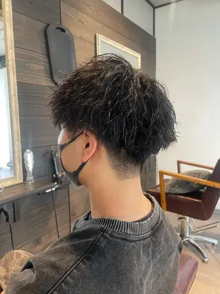 パーマ メンズ AMI NAMIHIRAのヘアスタイル