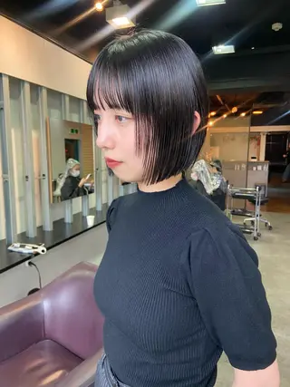 ショート 地毛風艶カラー🌿 喜多夏海のヘアスタイル