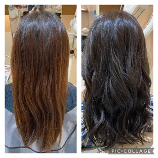 セミロング 清水 有紗のヘアスタイル