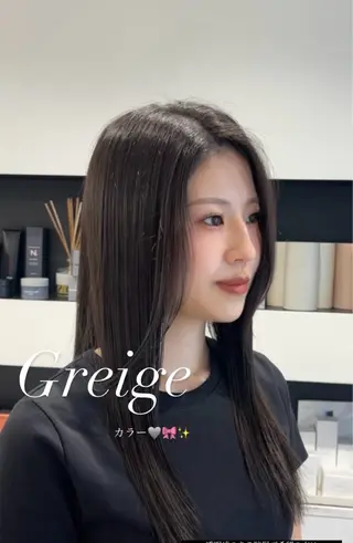 ロング カラー トレンドスタイル SAE🖤✨のヘアスタイル