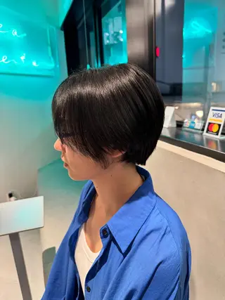 ショート 中瀬愛梨 /河原町/ハイトーンのヘアスタイル