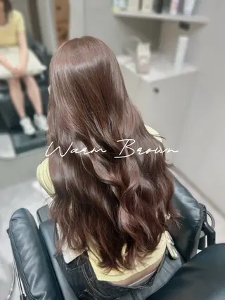 ロング カラー SALON VILLAGE 表参道所属・宮下侑爽/透明感 /可愛い×大人カラーのヘアスタイル
