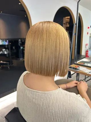 ショート カラー Rubik's 和歌山×ミルボンAujua 認定サロン所属・濱野 晃佑のヘアスタイル