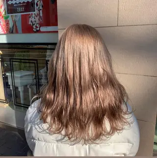 セミロング カラー チャンモリパーマ/韓 国/Minami🦋のヘアスタイル