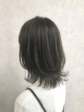 ミディアム カラー ショート、韓国メンズ ヘアのかつらぎのヘアスタイル