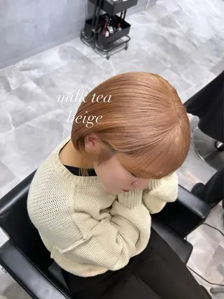 カラー TOMONA👑 GiseL梅田店のヘアスタイル