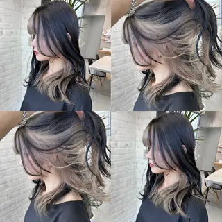 ミディアム MAEDA 西金沢美容室のヘアスタイル