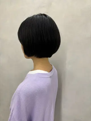 ショート lleno所属・Honami ⋆☽ 縮毛矯正モデル募集中のヘアスタイル