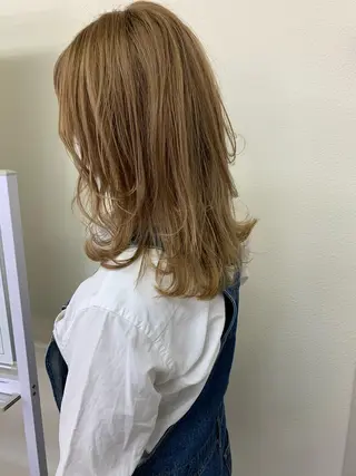 ロング カラー 髪質改善 🧶小林賢人のヘアスタイル