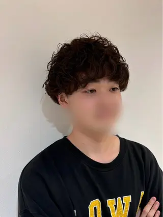 カラー パーマ メンズ か ののヘアスタイル