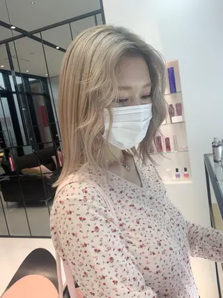 ミディアム カラー share salon JAM 吉祥寺所属・レイヤー/ブリーチ HIKARU ♡のヘアスタイル