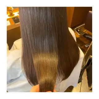 ロング カラー 小國 綾かのヘアスタイル