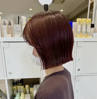ミディアム 伊東美優【LEV.】 ボブカットのヘアスタイル