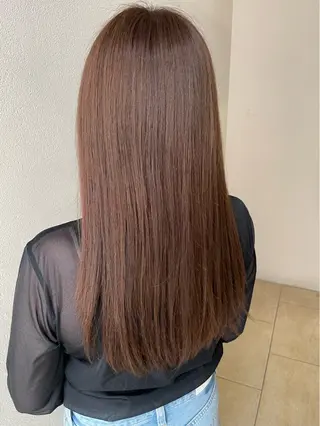 ロング カラー 沢田 瞳のヘアスタイル