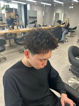 パーマ メンズ イケメン製造機 🔥上原沙羅🔥のヘアスタイル