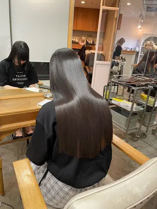 ロング タマシロカリン /カットモデル❤️のヘアスタイル