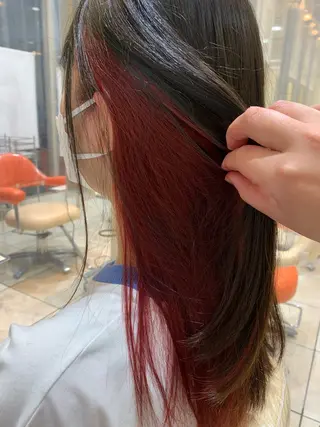 セミロング カラー 美容室キートス所属・岩井 七香のヘアスタイル
