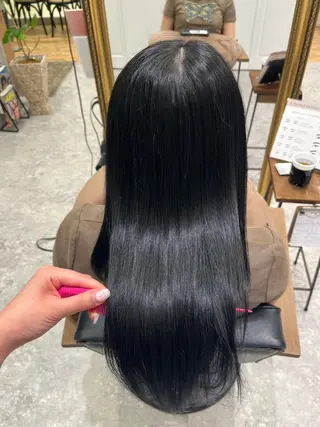 セミロング 透明感カラー/ダブル カラー/MAI🎀のヘアスタイル