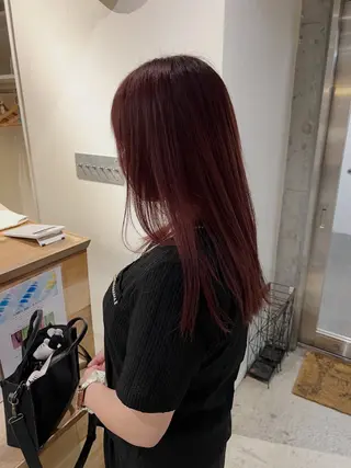 カラー 関根 風果のヘアスタイル