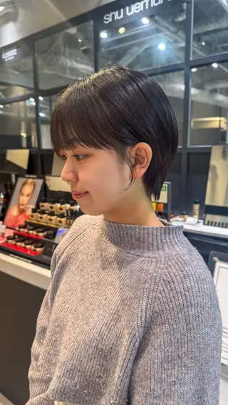 ショート 小田 晃瑛のヘアスタイル