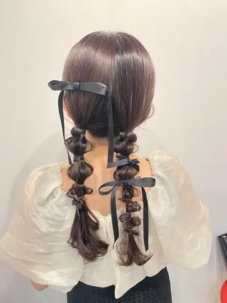 ロング 楢本 彩耶のネイルデザイン