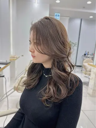 ロング カラー MAEUL luna所属・前髪顔周り/レイヤー 韓国/桔川恒のヘアスタイル