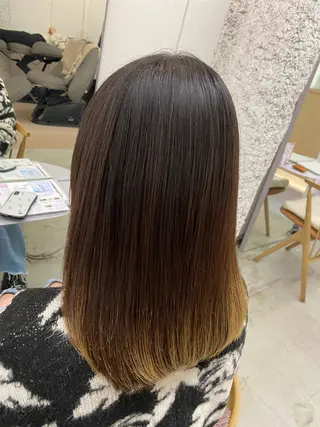 ミディアム 🌻花屋併設🌻濱 幸帆のヘアスタイル