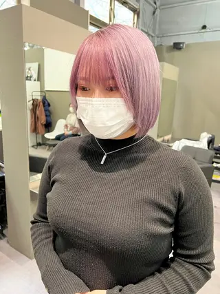 ショート カラー Via officialのヘアスタイル