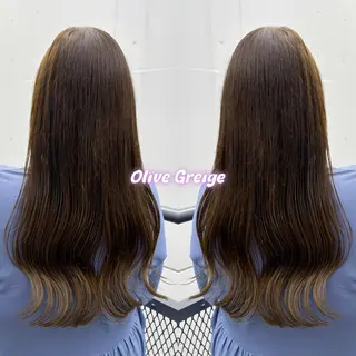 ロング カラー 透明感/暖色カラー/ ヘアアレンジ/Meiのヘアスタイル