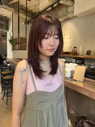 ミディアム 無料カットモデル募集 ／ueno aiのヘアスタイル
