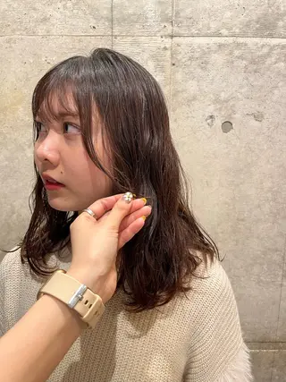 ミディアム Luxe【ラグゼ】所属・🍐ki ri🍐のヘアスタイル
