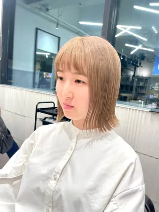 ミディアム カラー 色気レイヤー& ショートはお任せ🌟のヘアスタイル