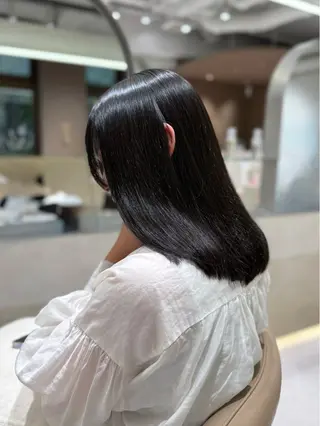 ミディアム カラー 赤みなし透明感カラー /🦋sayu🦋のヘアスタイル