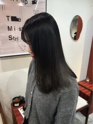 ロング カラー 上條 響子のヘアスタイル