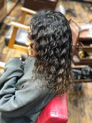 ロング ツイスパ/Wカラー ✨RYUのヘアスタイル