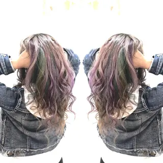 ロング カラー 髪質改善特化サロン ICONIQ天神店のヘアスタイル